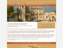 Tablet Screenshot of christian-tours.gr
